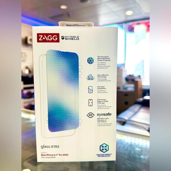 ZAGG InvisibleShield Glass XTR2 For Apple iPhone 14 Pro Max 6.7" Brand New ! - Picture 1 of 2